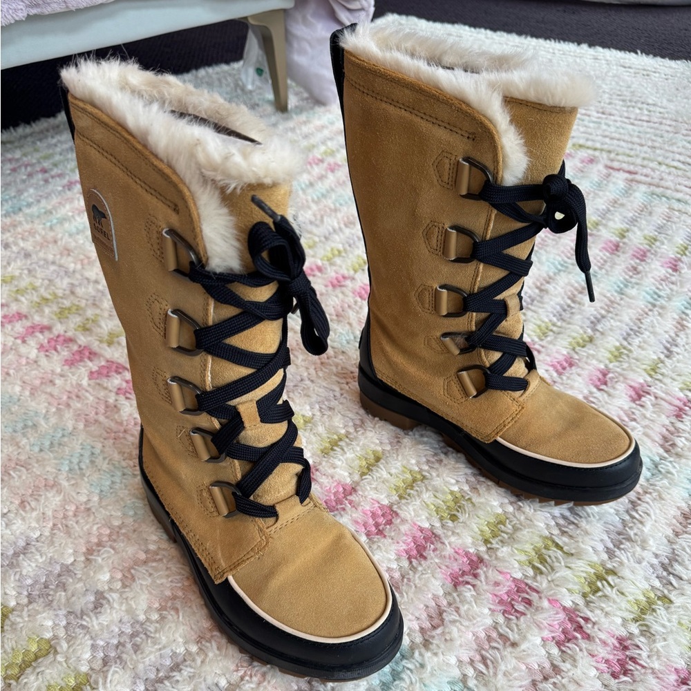 SOREL Tivoli IV Tall Waterproof Women's Boots in Curry